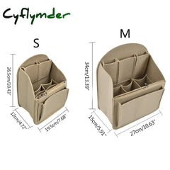 Cyflymder Backpack Liner Organizer Insert Bags Compartment Sorting In Bag Travel Handbag Storage