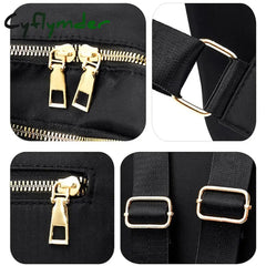 Cyflymder Backpack Men’s Women’s Oxford Cloth Casual Large Capacity Student Schoolbag Computer