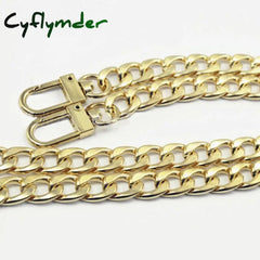 Cyflymder Bag Parts Accessories Bags Chains Gold Belt Hardware Handbag Accessory Metal Alloy Chain