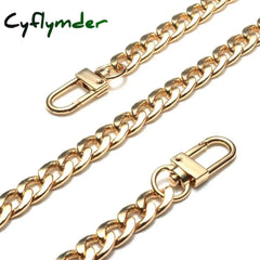 Cyflymder Bag Parts Accessories Bags Chains Gold Belt Hardware Handbag Accessory Metal Alloy Chain
