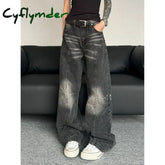 Baggy Y2k Vintage Black Jeans America Retro Oversize Harajuku Wide Leg Denim Pants Grunge High Street Loose Trouser Summer