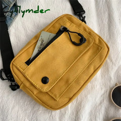 Cyflymder Bags For Women Pure Color Casual Tote Outdoor Bag Canvas Handbag Zipper Shoulder Luxury