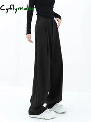 Cyflymder- Basic Baggy Wide Leg Dress Pants