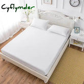 Cyflymder Bed Fitted Sheet Elastic Sheets Single Twin Full Queen King Single Double King Super King Size Soft