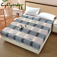 Cyflymder Bed Mattress Fitted sheet King Queen Size sheet All-around Elastic Rubber Band Non-slip Dustproof Bed Sheet