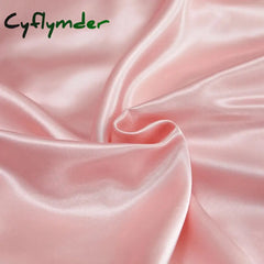 Cyflymder Bedding Set Solid Color Luxury Bedding Kit Rayon Satin Duvet Cover Set Twin Queen King Size Bed Set