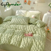 Bedroom Sets Bedding Set Queen Size Bed Sheets Set Quilt Cover Schoolgirl Washed Cotton Sheet Free Shipping Beddings Sets Girl