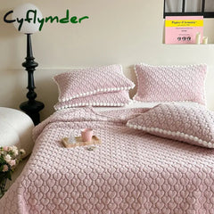 Cyflymder Bedspread on the bed cover cotton Mattress topper Bedspreads & coverlets plush blanket bed sheets set Couple