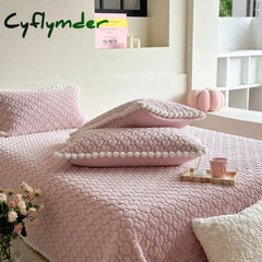 Cyflymder Bedspread on the bed cover cotton Mattress topper Bedspreads & coverlets plush blanket bed sheets set Couple