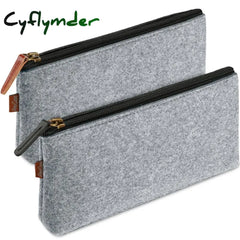 Cyflymder Black Felt Pen Sleeve Protective Cover Large Capacity School Case Children’s Stationery