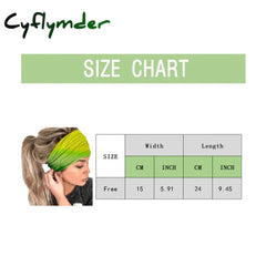 Cyflymder Boho Stretch Headwrap Women Rose Flower Print Headband Elastic Head Wrap Hair Band