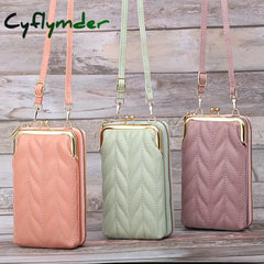 Cyflymder Brand Design Crossbody Shoulder Bag For Women Cell Phone Pocket Purse Female Fashion