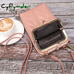 Cyflymder Brand Design Crossbody Shoulder Bag For Women Cell Phone Pocket Purse Female Fashion