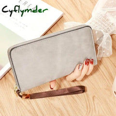 Cyflymder Brand Designer Wristband Wallets Women Many Departments Clutch Wallet Female Long Large