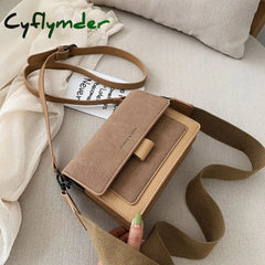 Cyflymder Broadband Leather Shoulder Crossbody Bags For Women New Female Messenger Bag Luxury