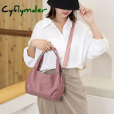 Cyflymder Bucket Crossbody Bag For Women New Nylon Waterproof Shoulder Purse Casual Small Phone