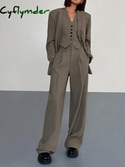 Cyflymder- Business Casual Pleat Dress Pants