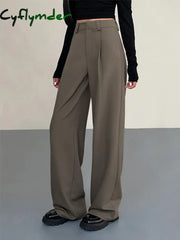 Cyflymder- Business Casual Pleat Dress Pants