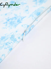 Cyflymder - Butterfly Bouquet Floral Cup Detail Short Dress Dresses