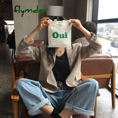 Cyflymder Canvas Bag Women’s Shoulder Fashion Small Printing Hand-Held Ladies Hand Crossbody Bags