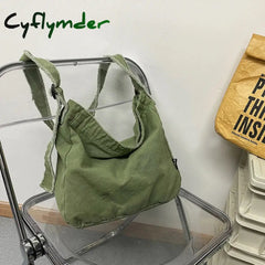 BACK TO SCHOOL Canvas Cross-body Bag Fashion Retro Large Capacity Women Men Travel Shoulder Bag