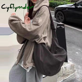 Canvas Dumpling Bag, Large Capacity, Fashionable and Simple for Women, One Shoulder Crossbody Bag, Casual and Versatile, Student