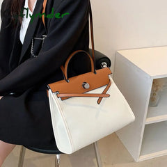 Cyflymder Canvas Large-Capacity Bag Summer New Fashion One-Shoulder Women’s Designer Western