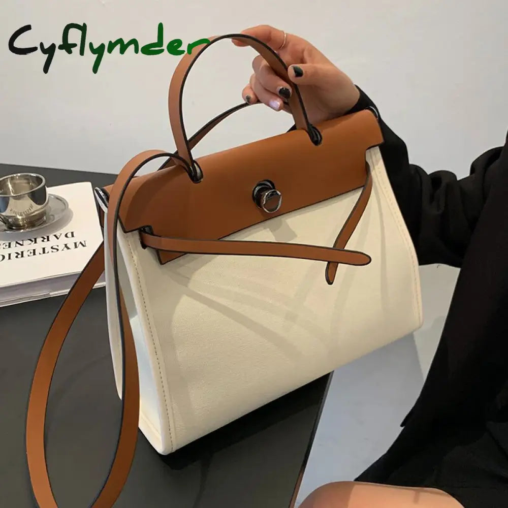 Cyflymder Canvas Large-Capacity Bag Summer New Fashion One-Shoulder Women’s Designer Western