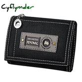 Cyflymder Canvas Male Purses Men Wallets Hasp Zipper Short Wallet Good Qaulity Cards Id Holder