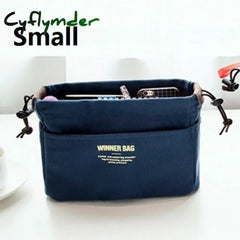 Cyflymder Canvas Purse Organizer Bag Inner Insert With Compartment Makeup Handbag Lots Of Pockets