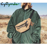 Cyflymder Canvas Waist Bag Unisex Zipper Chest Street Sport Casuale Fanny Pack Girl Boy Belt Bags