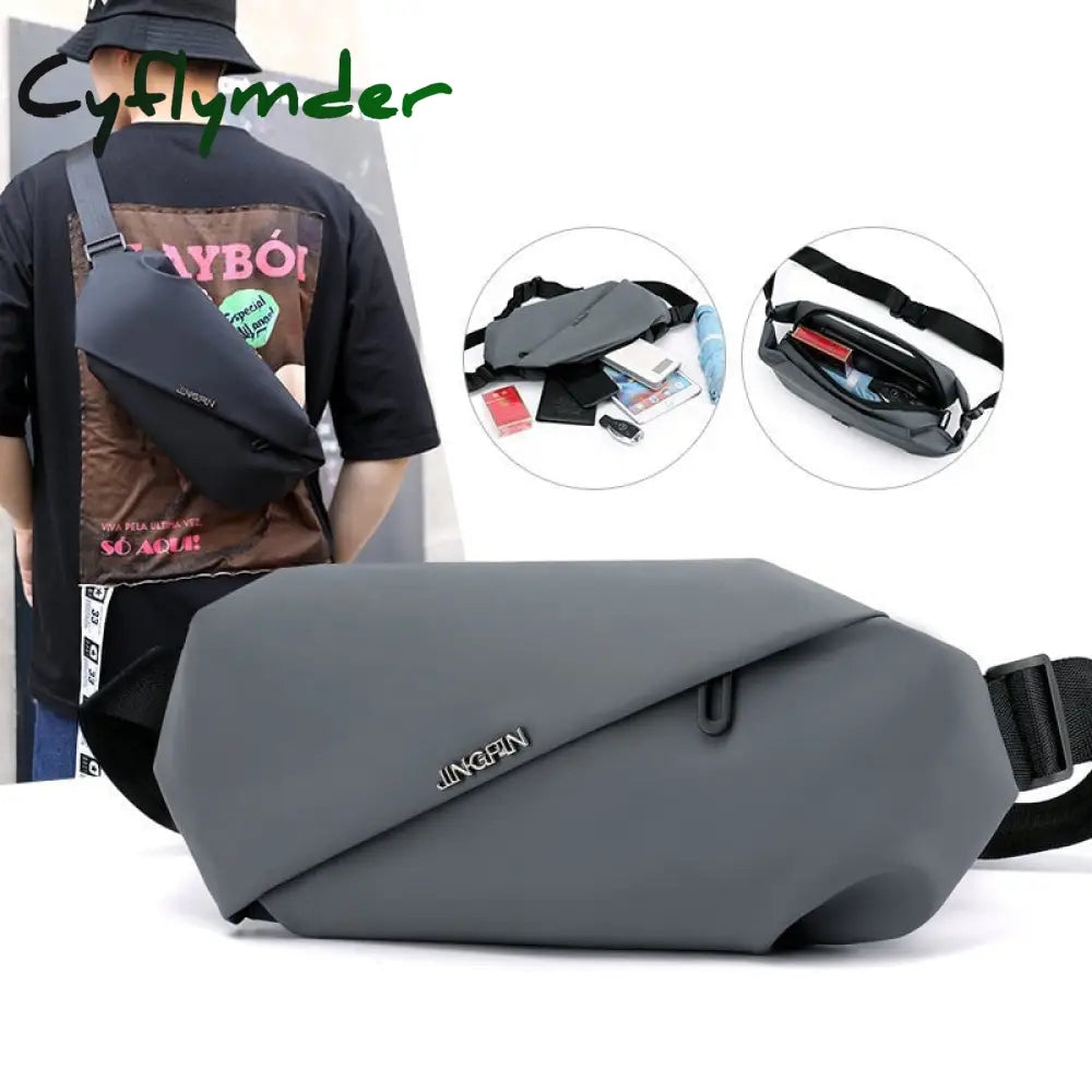 Cyflymder Casual Fanny Pack Banane Sac Chest Bag Waist Men’s Women Purse Male Belt Banana Bags