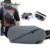Cyflymder Casual Fanny Pack Banane Sac Chest Bag Waist Men’s Women Purse Male Belt Banana Bags