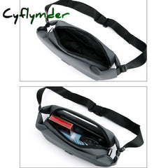 Cyflymder Casual Fanny Pack Banane Sac Chest Bag Waist Men’s Women Purse Male Belt Banana Bags