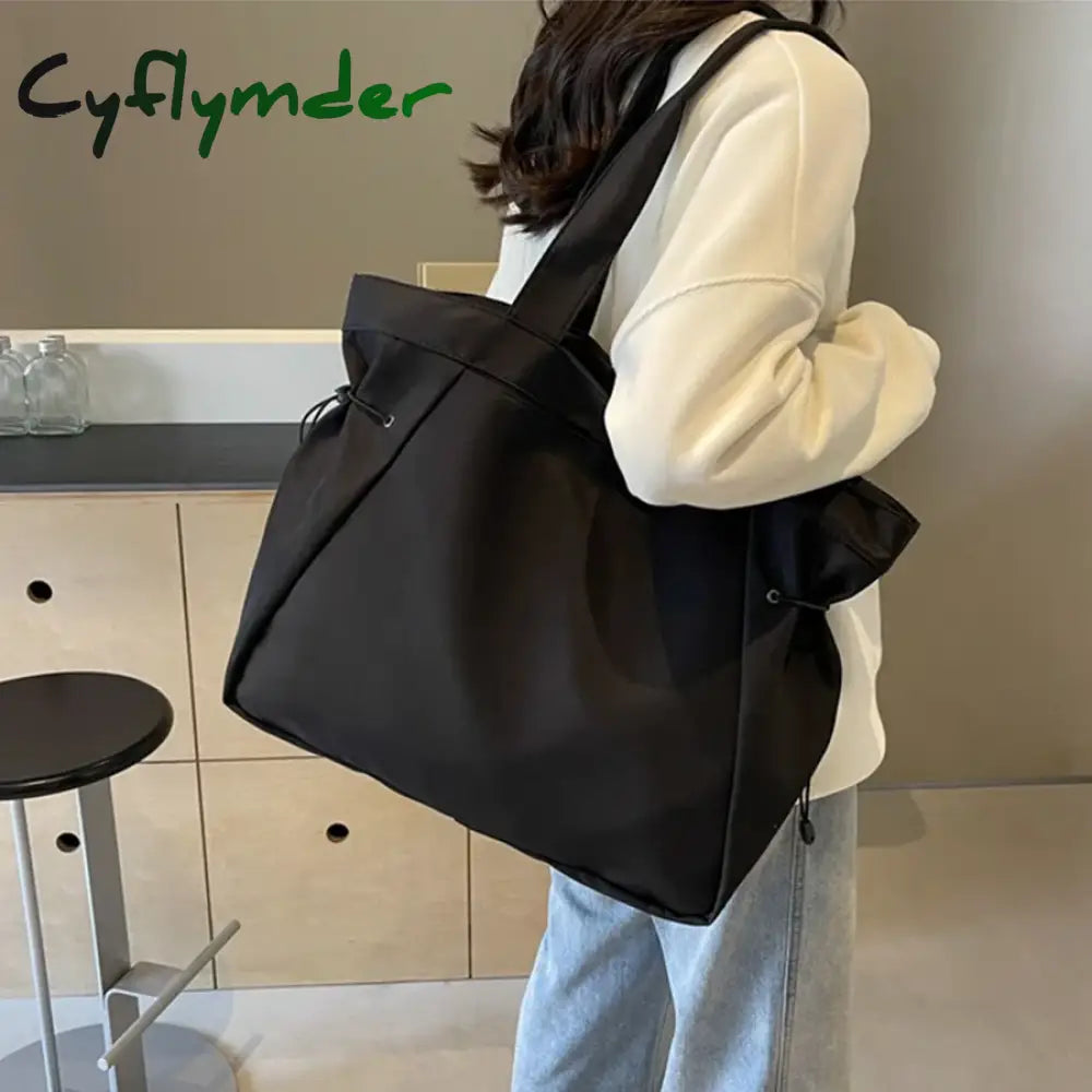 Casual Fashion Large Capacity Tote Bag Simple Travel Bag Shoulder Bag Aesthetic Handbags
