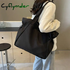 Casual Fashion Large Capacity Tote Bag Simple Travel Bag Shoulder Bag Aesthetic Handbags
