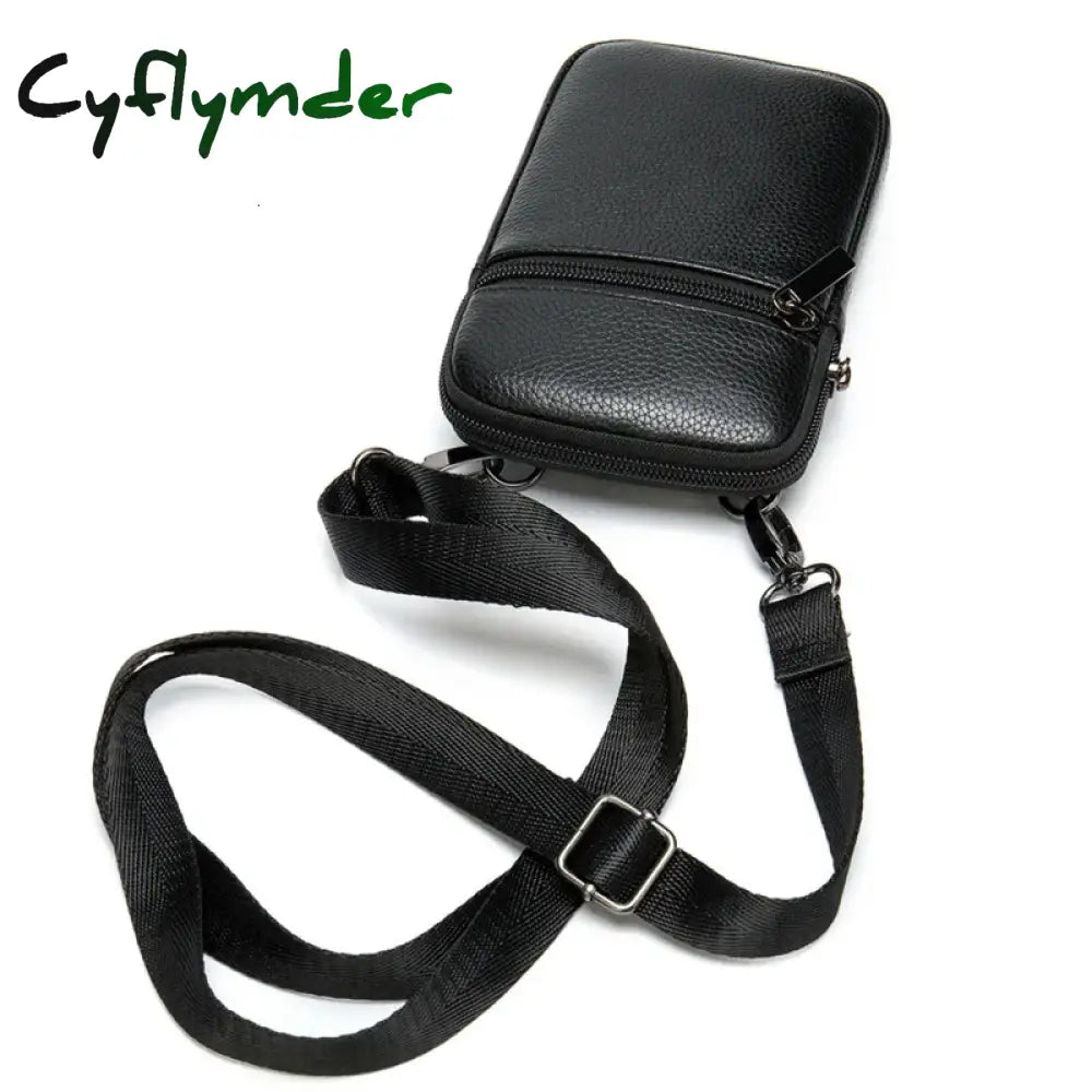 Casual Genuine Leather Messenger Bags Mens Bag For Men Small Phone Bag Men's Crossbody Bag Shoulder Male Crossbody Bag Luxury