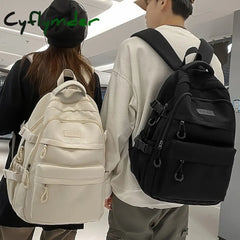 Casual Nylon Backpack for School and Travel - Stylish and Durable Design, Perfect for Students, Back to School