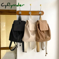 Cyflymder Casual Nylon Flap Women Backpack Light Mini For Fashion Leisure Travel Female Bag Korean