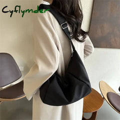 Cyflymder Casual Nylon Women Bags Shoulder Bag Woman Crossbody Hobo Dumpling Large Capacity Female