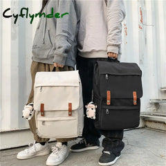 Cyflymder Casual Women Backpack Waterproof Nylon Female Shoulder Bag Large Capacity Travel Ladies