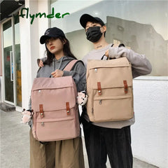 Cyflymder Casual Women Backpack Waterproof Nylon Female Shoulder Bag Large Capacity Travel Ladies