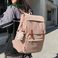 Cyflymder Casual Women Backpack Waterproof Nylon Female Shoulder Bag Large Capacity Travel Ladies