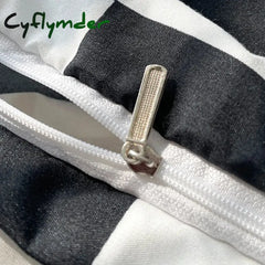 Cyflymder Checkerboard Bedding Comforter Set with Pillowcase bed sheet Single Full Size Bed Linen Duvet Cover Set