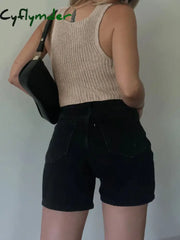 Cyflymder - Classic Hook-And-Eye Knit Vest Sweater Vests