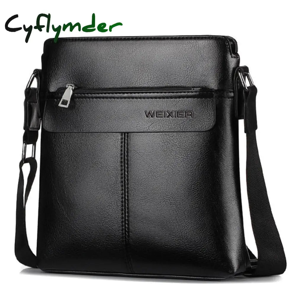 Cyflymder Classic Plaid Design Business Men’s Bag Retro Brand Handbag Casual Shoulder For Men D