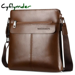 Cyflymder Classic Plaid Design Business Men’s Bag Retro Brand Handbag Casual Shoulder For Men E