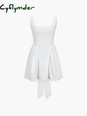 Cyflymder - Coastal Cowgirl Open Back Zippered Short Dress Dresses