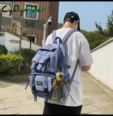 Cyflymder College Mesh Ladies Backpack Waterproof Female Fashion School Bag Laptop Student Girl