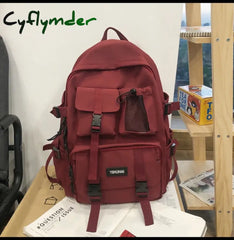 Cyflymder College Mesh Ladies Backpack Waterproof Female Fashion School Bag Laptop Student Girl